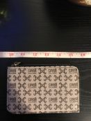 Cavalli Class Black and Logo Print Cardholder/Purse