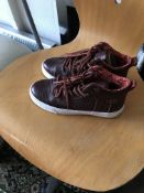 Tom’s Moc-Croc Brown Leather Ankle Boots Uk 2.5