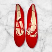 New Ochenta Red High Heels UK 8.5