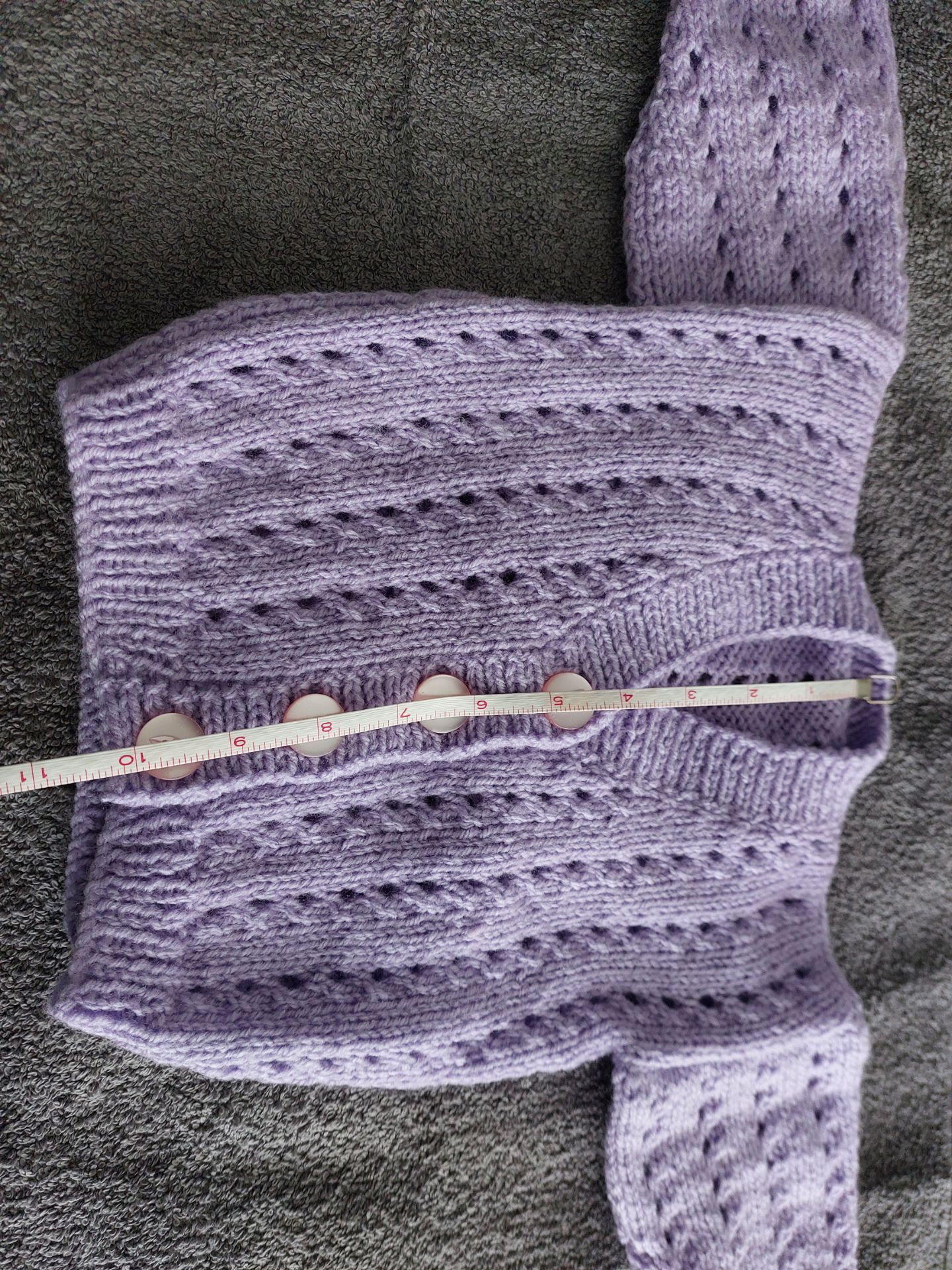 Hand Knitted Cardigan Baby - Image 3 of 4
