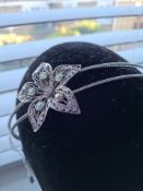 Designer Headband With Large Flower