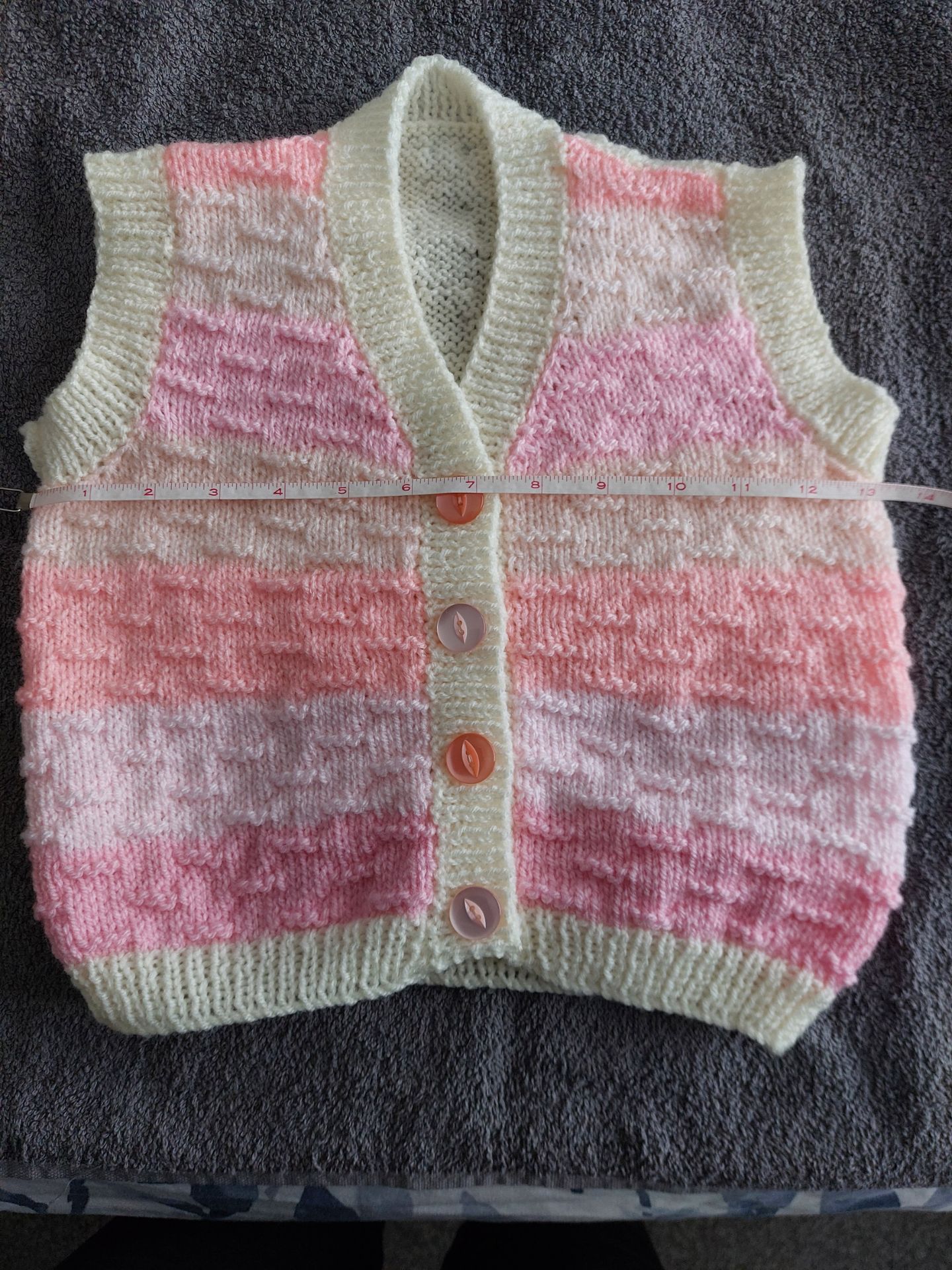 Hand Knitted Gilet - Image 3 of 4