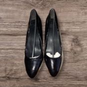 Brand New Noo Shoes Mid Heel Black UK 8