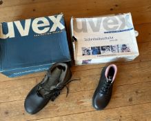 2 Uvex Work Boots Boxed Size 10 & 3