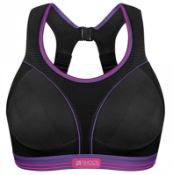 20 Shock Absorber Run Sports Bras Sizes 32 34 Black