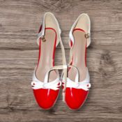 Brand New Unbranded High Heels UK9 EU43 Red/White