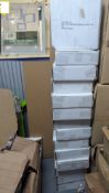 14x Wall Shelves Chunky Cube Floating Shelf Set Modern Storage Display Units