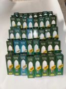 40 x Crompton 9W Energy Saving bulb Sbc/B15 Warm White