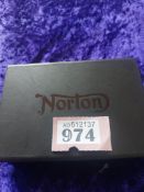 Norton Leather Key Ring