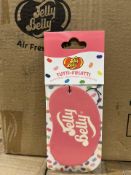 60 x New & Packaged Jelly Belly - Air Freshener - Tutti - Fruitti RRP £3.55 Each • Jelly Belly Tu...