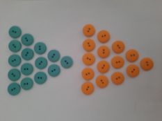 500 New Buttons, Mixed Colours High Quality