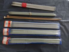 Selection of Knitting Pins and Needles. Minimum 12 Pairs Or Sets