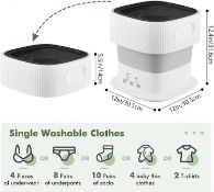 Mini Folding Washing Machine – Compact Portable Design – Ideal For Small Loads