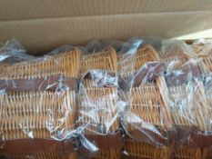 Childs Bicycle Basket With Leather Straps. RRP £29.99 Each