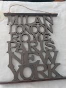 Boom Targets and City Plaque
