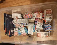 Bulk Lot AirPods Cases & Accessories – Kikkerland Striped Earbud Cases (New)
