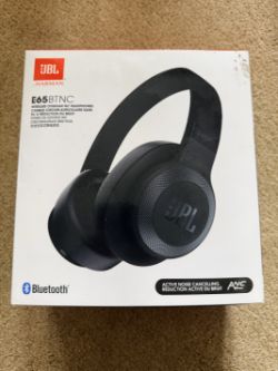 JBL E65BTNC Wireless Over-Ear NC Headphones New