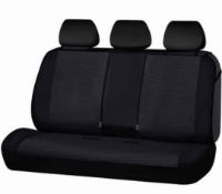 Flying Banner Neoprene Rear Bench Back Split Car Seat Covers Universal Fit Car Seat Protector (Bl...