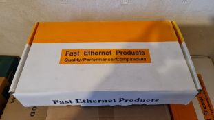Job Lot of 3 x Unbranded NOS 10-Port Fast Ethernet Switching Hubs 10/100Mbps