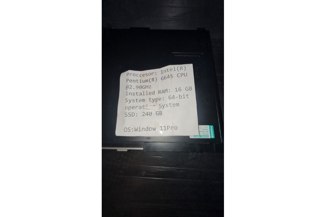 Dell OptiPlex 790 SFF Desktop PC Pentium G645 / 16GB RAM / 240GB SSD / Windows 11 Pro - Image 6 of 6