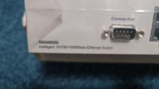 Dynamode SW24002GI Intelligent 24 Port Gigabit Ethernet Network Switch Rack Mount