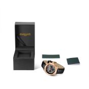 Gamages of London Endeavour Mechanical Quartz Rose Grey Watch - Free Delivery & 5 Year Warranty