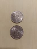 Set of Two Commemorative Coins