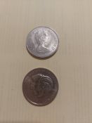 Set of Two Commemorative Coins