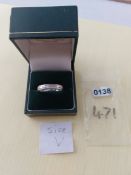 Wedding Band Code 471/138 Ex Display