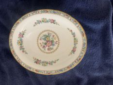 Vintage Coalport Serving Dish, Ming Rose, c1930’s
