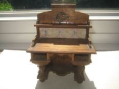Vintage Dolls House Wooden Wash Stand