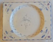 Clarice Cliff Bizarreware Ceramic Plate/Platter Designed By Gordon Forsyth c1934