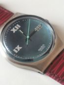 Vintage 1991 Swatch Plaza GX121 Excellent Condition Working With Original Box