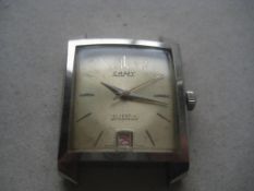Vintage Camy 21 Jewels Manual Wind Gents Wrist Watch