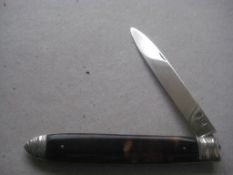 Antique George III Silver Folding Fruit Knife