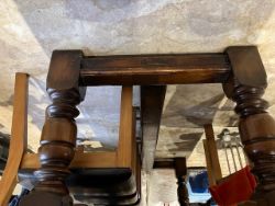 Oak Refectory Table and 12 Chairs