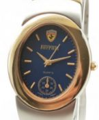Vintage 1990s Ferrari Two-Tone Quartz Dress Watch