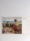 1938 'The Boyhood of Raleigh' By Millais Postcard From Tate Gallery