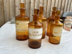 19th Pharmacy Pill Makers and Pharmacy Bottles