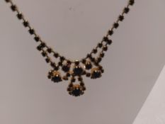 Pretty Red Stone Vintage Style Necklace