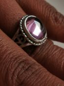 Classic Bohemian Sterling Silver Ring