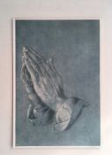 1938 'Praying Hand' By 'Albrect Durer', Blank Postcard From Tate Gallery