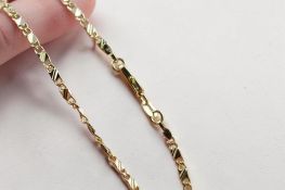 A Delicate 18K Gold Plated Necklace Chain