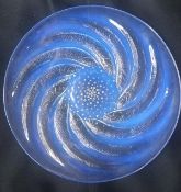 R. Lalique Circa I930s ‘Poissons Art Deco Opalescent, Model 3263, Signed, Coupe, Objet D'Art