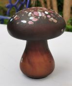 A Monica Backström Kosta Boda Swedish Art Glass Mushroom