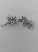 Two Vintage Brooches