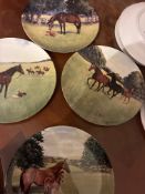 Four Coalport Collectors Plates “Life of A Thoroughbred”