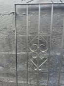 Vintage Wrought Iron Architectural Garden Gate