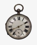 Victorian Silver Pocket Watch, Chester 1893