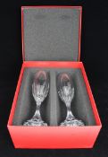 Baccarat Crystal Champagne Flutes – Boxed Pair